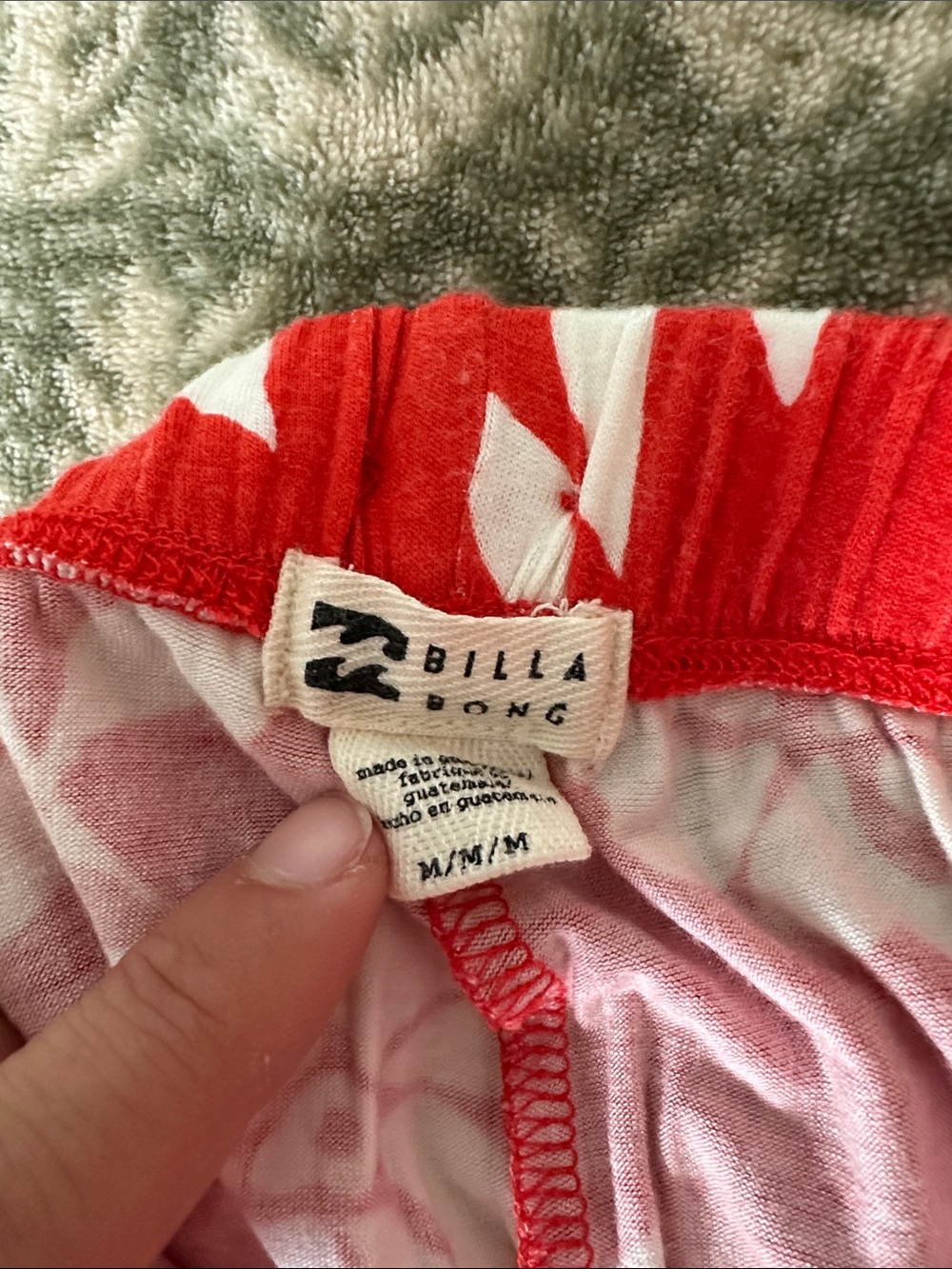 Billabong Red Floral Lounge Pants - Picture 3 of 7